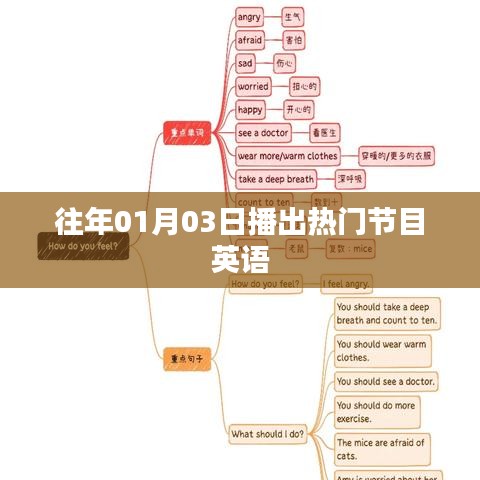 『历年1月3日热门节目英语风采』