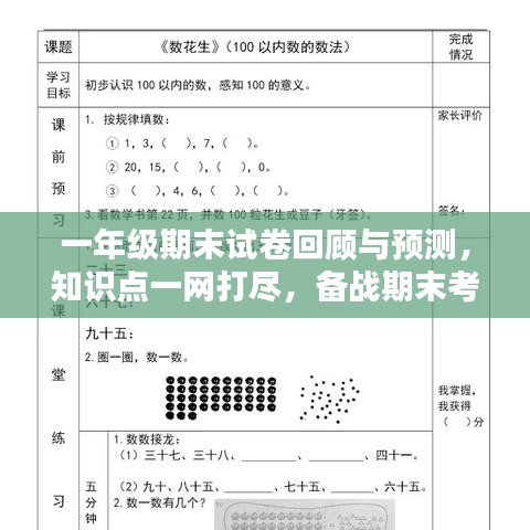 一年级期末试卷回顾与预测,知识点一网打尽,备战期末考试!