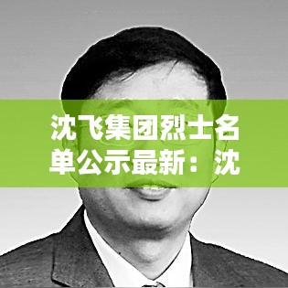 沈飞集团烈士名单公示最新：沈飞集团现任领导 