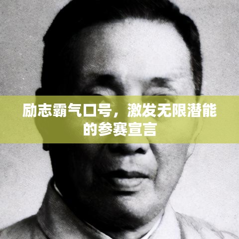 励志霸气口号,激发无限潜能的参赛宣言
