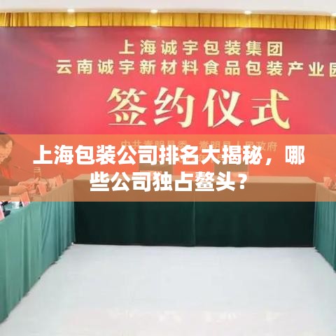 上海包装公司排名大揭秘,哪些公司独占鳌头?