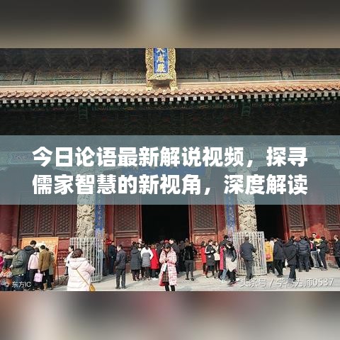 今日论语最新解说视频,探寻儒家智慧的新视角,深度解读经典之道