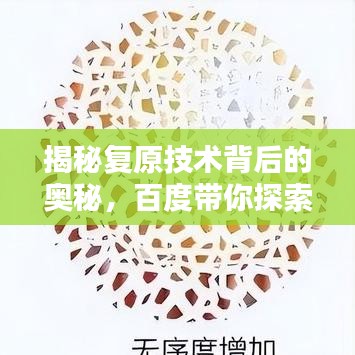 揭秘复原技术背后的奥秘,百度带你探索真相!