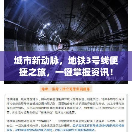 城市新动脉,地铁3号线便捷之旅,一键掌握资讯!