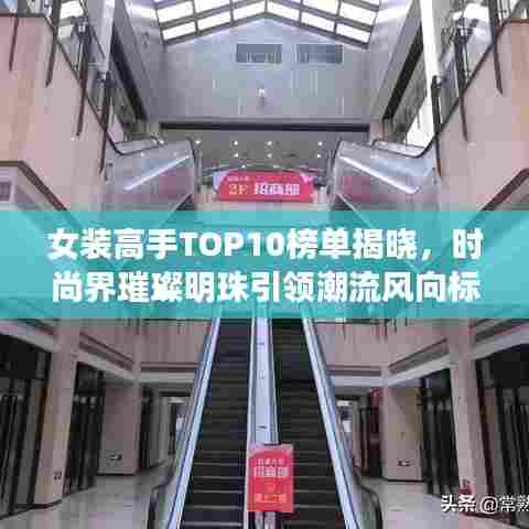 女装高手TOP10榜单揭晓,时尚界璀璨明珠引领潮流风向标