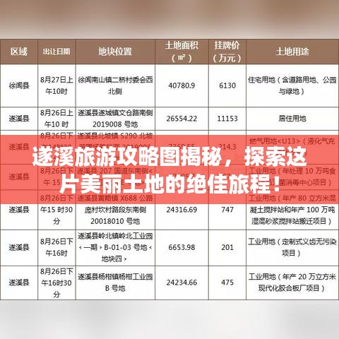 遂溪旅游攻略图揭秘,探索这片美丽土地的绝佳旅程!