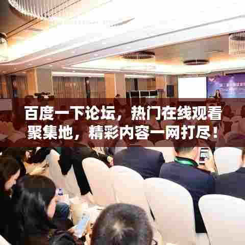 百度一下论坛,热门在线观看聚集地,精彩内容一网打尽!