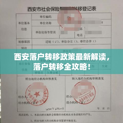 西安落户转移政策最新解读,落户转移全攻略!