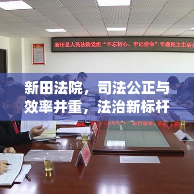 新田法院,司法公正与效率并重,法治新标杆亮相