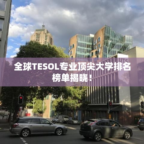 全球TESOL专业顶尖大学排名榜单揭晓!
