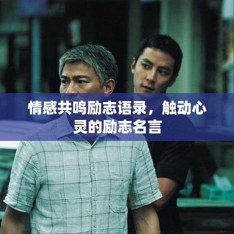 情感共鸣励志语录,触动心灵的励志名言