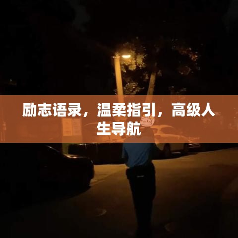 励志语录,温柔指引,高级人生导航
