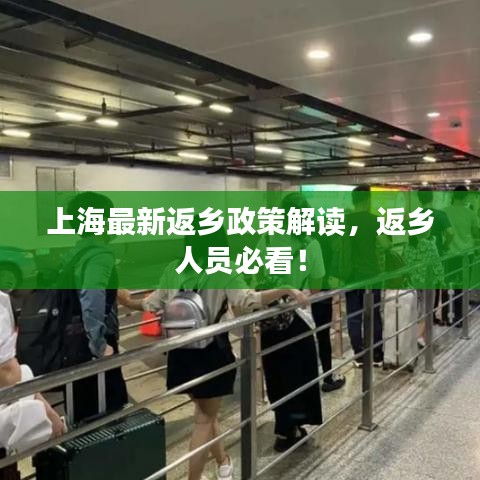 上海最新返乡政策解读,返乡人员必看!