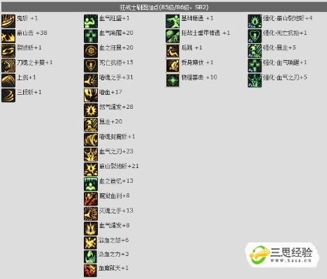 85版本狂战刷图加点,深入数据解析策略&HD_v2.463